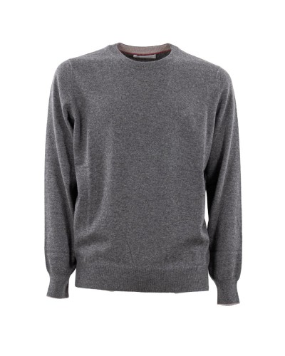 BRUNELLO CUCINELLI Girocollo Piombo