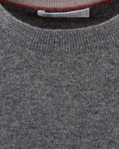 BRUNELLO CUCINELLI Girocollo Piombo