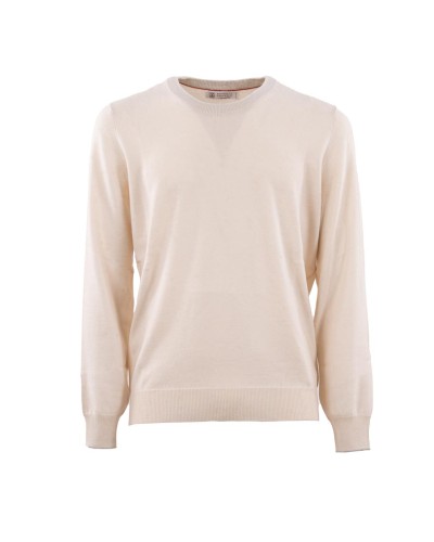 BRUNELLO CUCINELLI Girocollo Ecrù