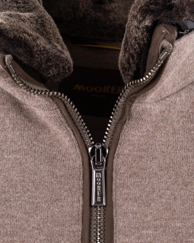 MOORER Giacchetto Taupe