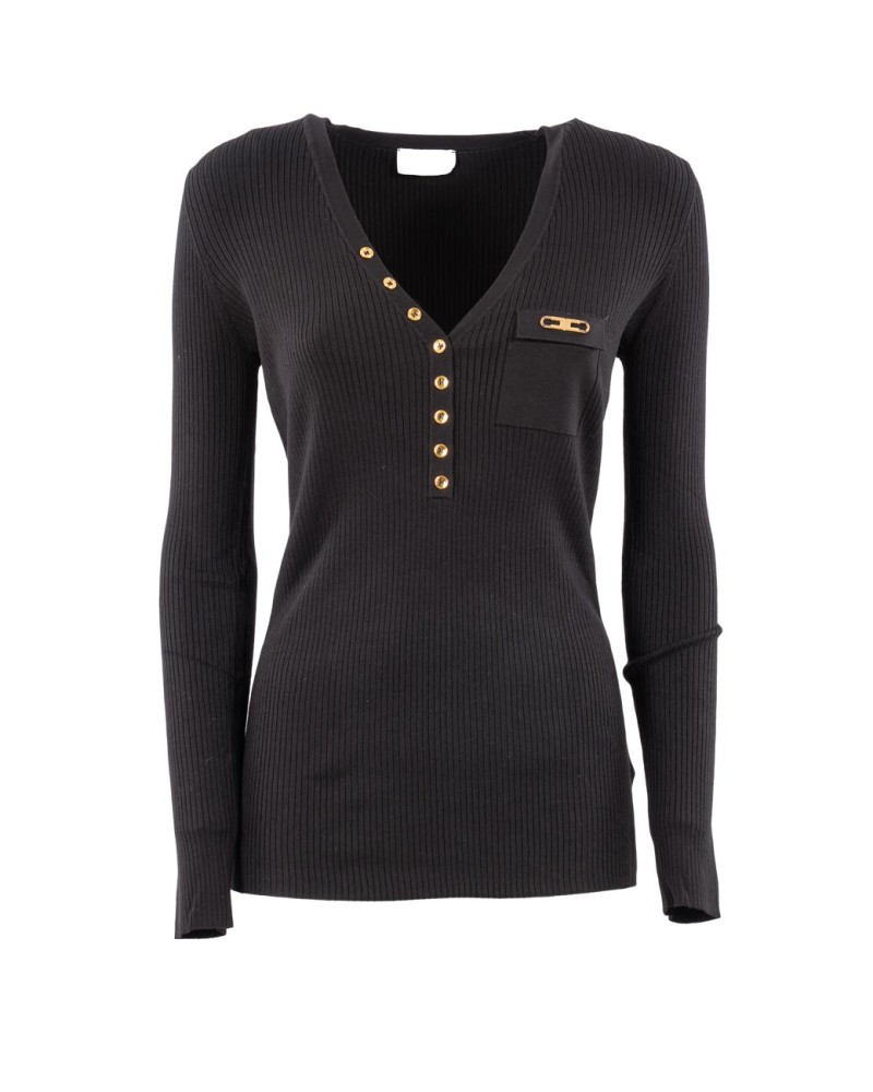 ELISABETTA FRANCHI Maglia Nero
