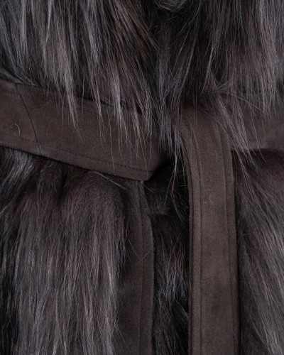 SIMONETTA RAVIZZA Coat Cioccolato