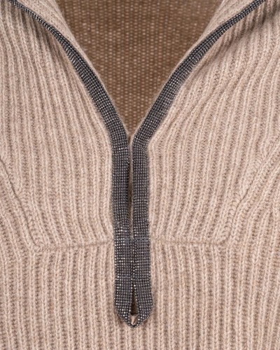 BRUNELLO CUCINELLI Pull Marrone