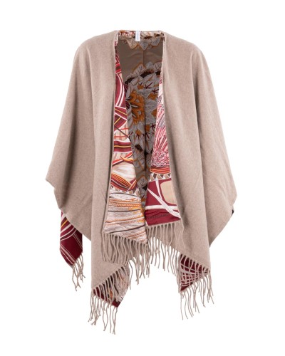 SALVATORE FERRAGAMO Poncho Beige