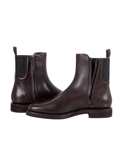 BRUNELLO CUCINELLI Stivaletto Testa di moro