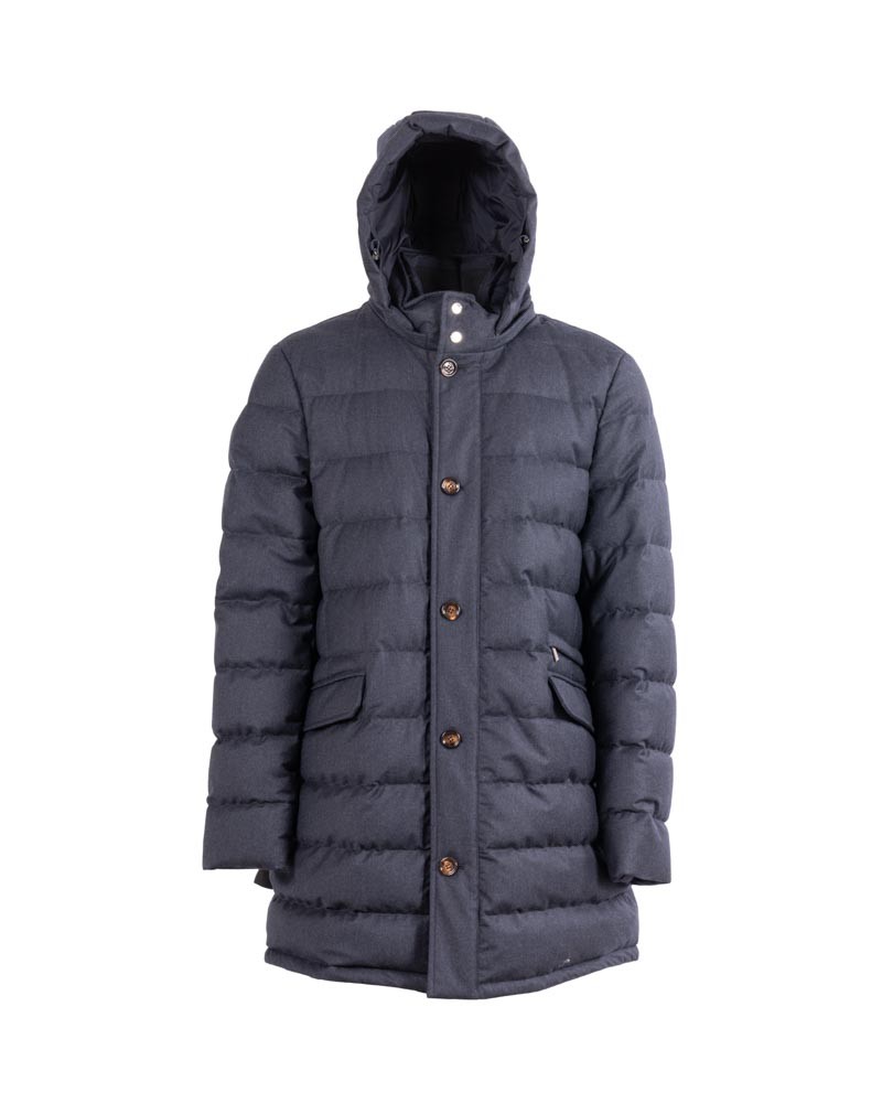 MOORER Giaccone Blu/grigio