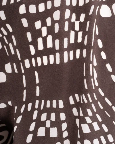 MOMONI' Pantalone Panna/cacao