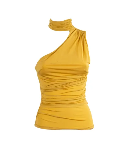 ELISABETTA FRANCHI Top Giallo