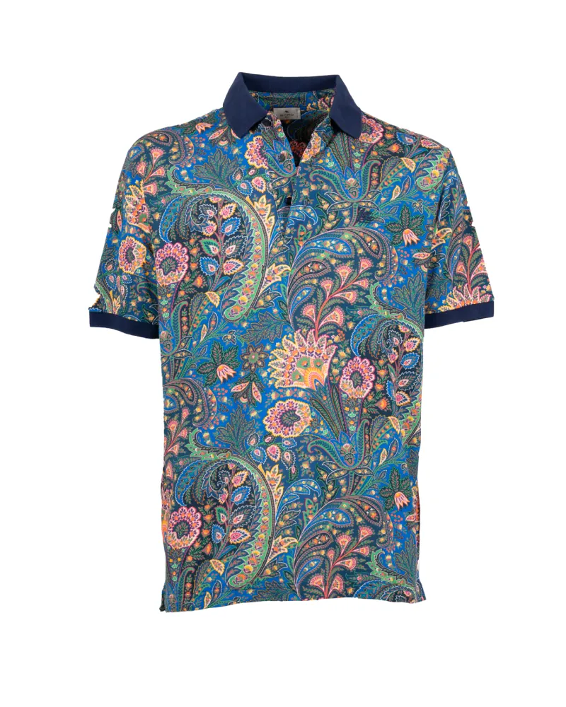 ETRO Polo Blu
