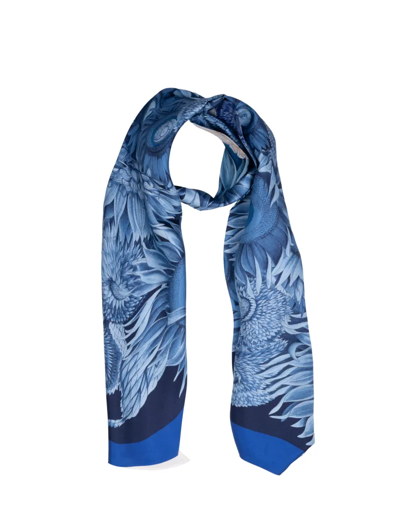 FERRAGAMO Sciarpa Blu