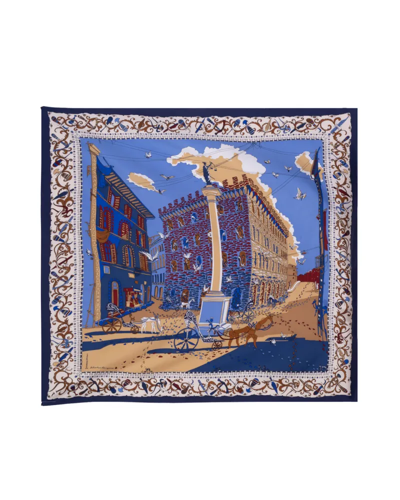 FERRAGAMO Headscarf Azzurro