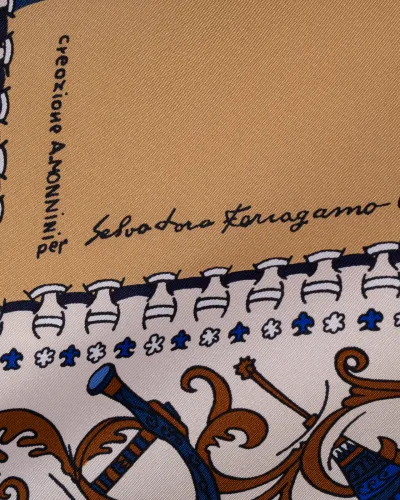 FERRAGAMO Headscarf Azzurro