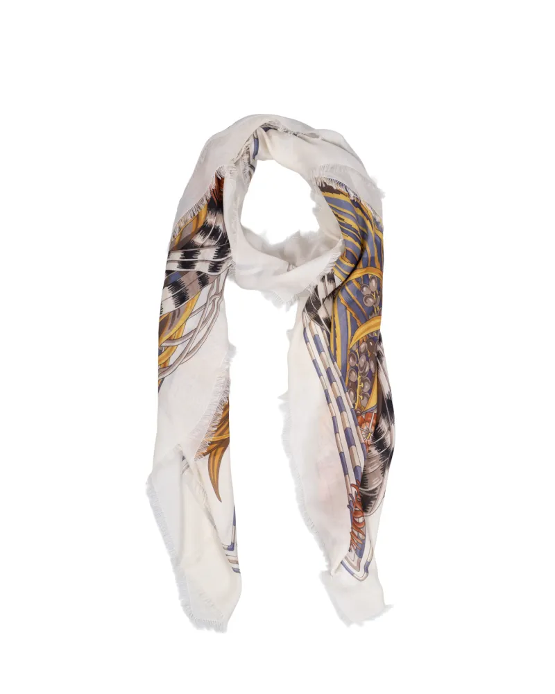 FERRAGAMO Scialle Avorio