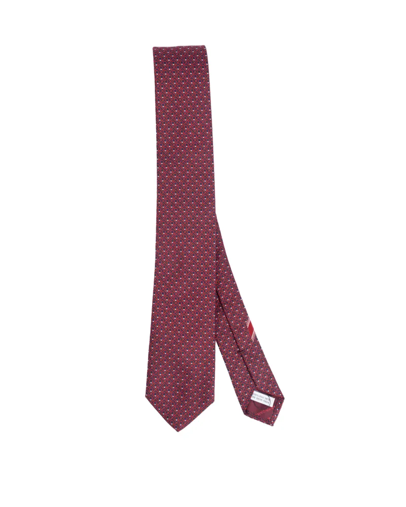 FERRAGAMO Tie Bordeaux