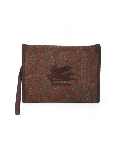 ETRO Portadocumenti Marrone