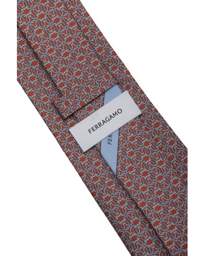 SALVATORE FERRAGAMO Cravatta Mattone