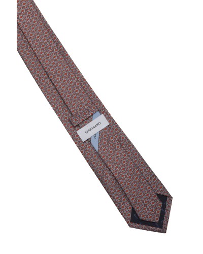 SALVATORE FERRAGAMO Cravatta Mattone