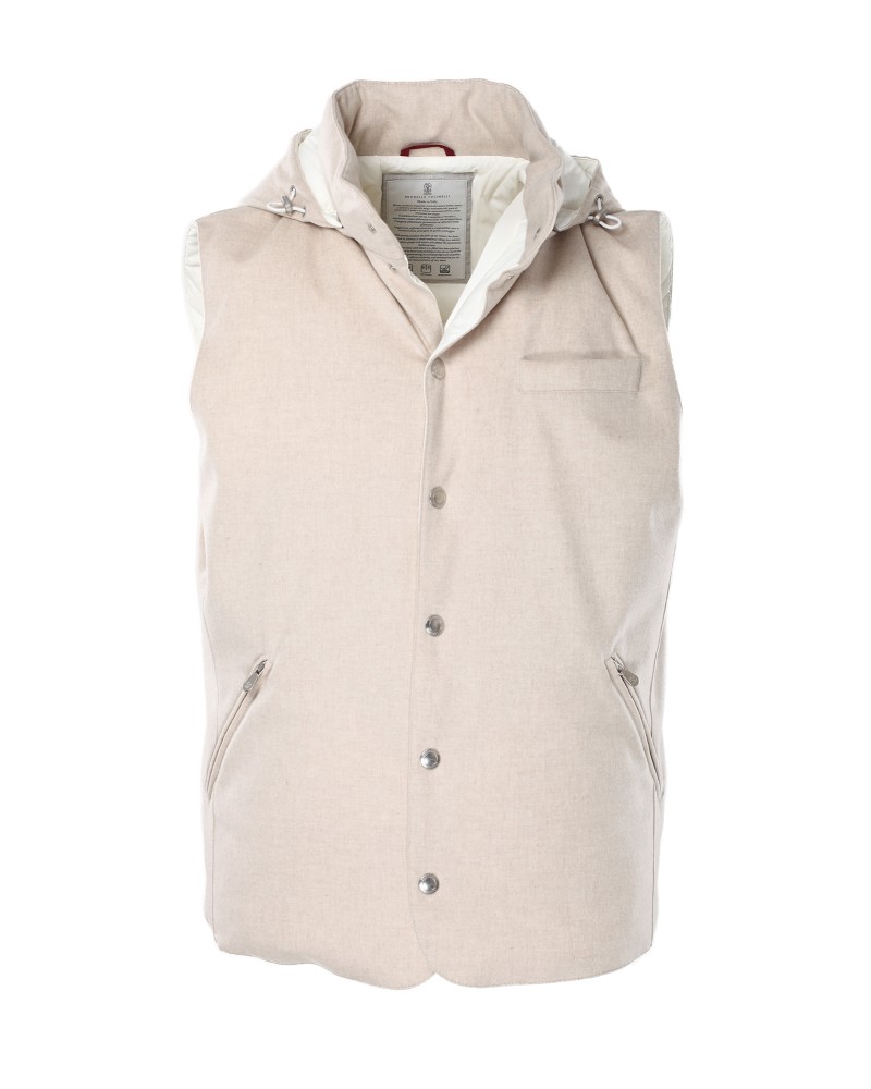 BRUNELLO CUCINELLI Gilet Sabbia