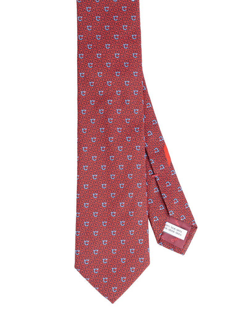 SALVATORE FERRAGAMO Tie Bordeaux
