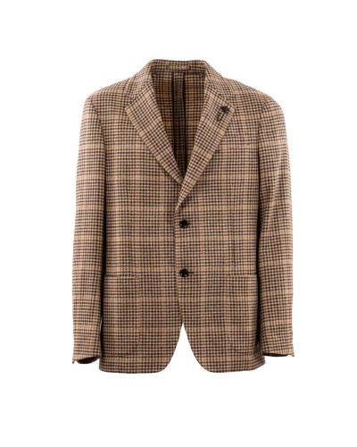 LARDINI Jacket Pied de poule