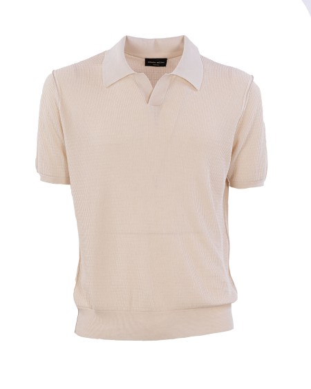 Shop ROBERTO COLLINA Roberto Collina polo in maglia di cotone.
Scollo senza bottoni.
Maniche corte.
Lavorazione a costine.
Composizione: 100% cotone.
Fabbricato in Italia.. RN11324-1103