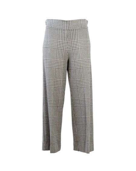 Shop D.EXTERIOR  Pantalone: D.Exterior pantaloni culotte.
Vita elasticizzata.
Vestibilità regolare.
Tasche laterali.
Composizione: 50% Cotone 41% Viscosa 8% Poliammide
Fabbricato in Italia.. 57721-4