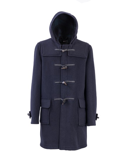 Shop GLOVERALL  Montgomery: Gloverall montgomery in lana.
Cappuccio.
Chiusura con alamari.
Maniche lunghe.
Tasche laterali.
Composizione: 80% Lana 20% Poliammide.
Fabbricato in Inghilterra.. MC3512-NABL