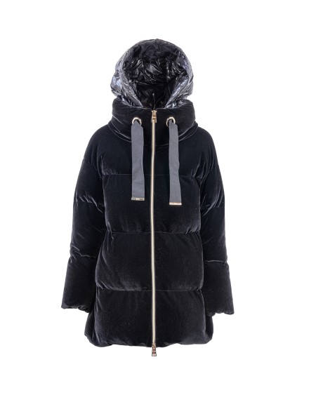 Shop HERNO  Piumino: Herno piumino realizzato in materiale sintetico, imbottito in piuma d' oca.
Cappuccio.
Effetto velvet.
Vestibilità regolare.
Collo alto.
Chiusura con zip a doppio cursore.
Tasche a filetto.
Composizione: 90% Poliestere 10% Elastan.
Fabbricato in Romania. PI001818D15020S-9300