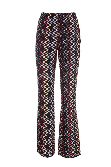 Shop MISSONI  Pantalone: Missoni pantaloni.
Lavorato a maglia.
Maglia leggera.
Zip.
Composizione: 55% Lana 45% Viscosa.
Fabbricato in Italia.. DS23WI1BBR00P3-SM8WE