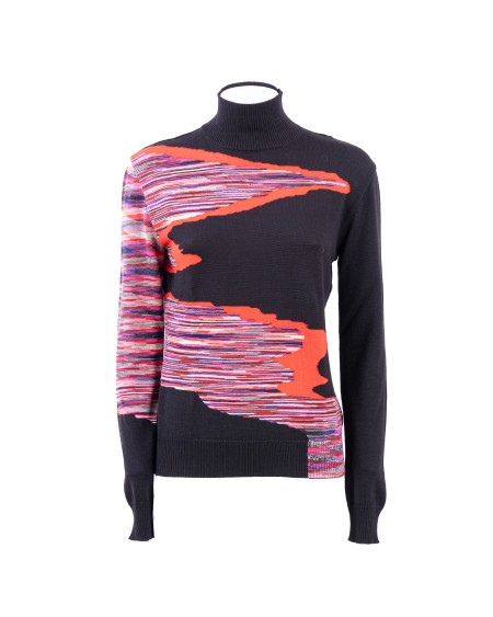 Shop MISSONI  Pull: Missoni lupetto lavorato a maglia.
Maglia leggera.
Collo alto.
Maniche lunghe.
Composizione: 100% Lana.
Fabbricato in Italia.. DS23WN0BBK025Q-SM91C