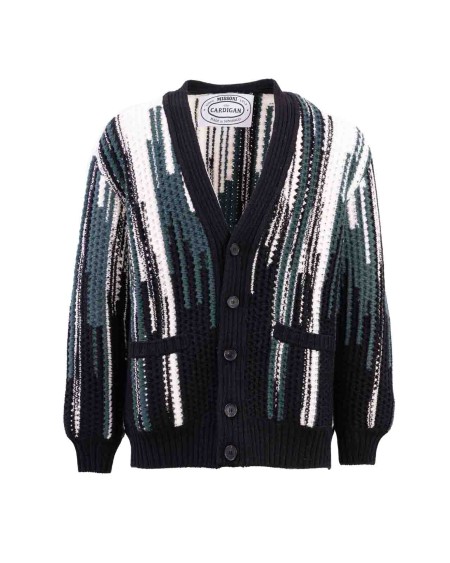 Shop MISSONI  Cardigan: Missoni cardigan in lana.
Lavorato a maglia.
Maglia media,
Maniche lunghe,
Bottoni,
Composizione: 83% Lana, 17% Poliammide.
Fabbricato in Italia.. US23WM05BK026G-SM8ZB