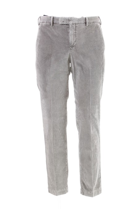 Shop PT01  Trousers: PT01 stretch cotton corduroy trousers.
Slim fit.
Front and back pockets.
Composition: 98% cotton 2% elastane.
Made in Italy.. COATMAZ00CL1TU87-N437