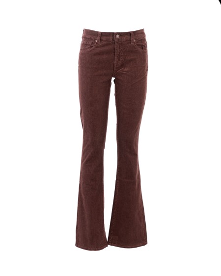 Shop SEVEN  Jeans: Seven jeans bootcut.
Vita media.
Bootcut.
Velluto a coste.
Fabbricato in Tunisia.
Composizione: 56% Cotone 37% Modal 8% Poliestere 1% Elastan.. JSWBV640FE-COFFEE