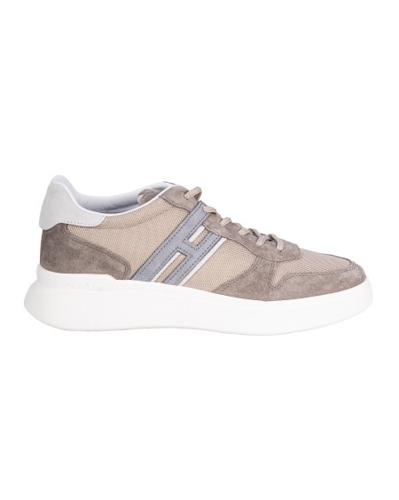 Shop HOGAN  Sneakers: Hogan sneakers H580.
Tomaia in pelle scamosciata.
Inserti in tessuto tecnico.
H laterale in nabuk.
Fussbett in memory foam 8 mm.
Suola in gomma.
Altezza totale 4,5 cm.
Indicazioni di cura e mantenimento incluse.
Custodia in tessuto inclusa.
Composizione: 100% pelle.
Made in Italy.. HXM5800EF27N77-641OPALUDE/NATURAL