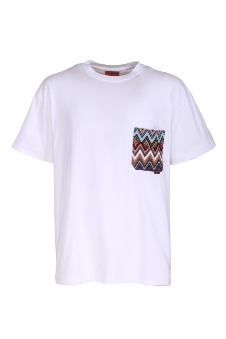 Shop MISSONI  T-shirt: Missoni t-shirt in cotone con taschino.
Maniche corte.
Vestibilità regolare.
Composizione: 100% cotone.
Made in Italy.. US23SL09-S016Y