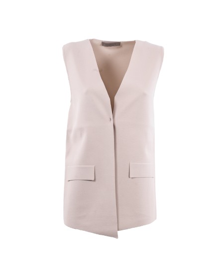 Shop D.EXTERIOR  Vest: D.Exterior "Lino" vest
Sleeveless.
Button closure.
Side pockets.
Composition: 86% Viscose,14% Polyamide.
Made in Italy.. 58297-10LINO