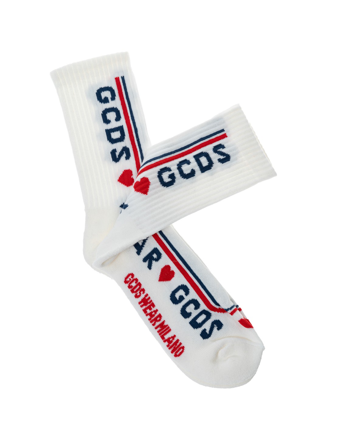 shop GCDS Saldi Calze: GCDS calze con logo e cuore.
Composizione: 85% cotone 5% elastan 10% poliammide.
Made in Italy.. FW22M010022-01 number 2755458