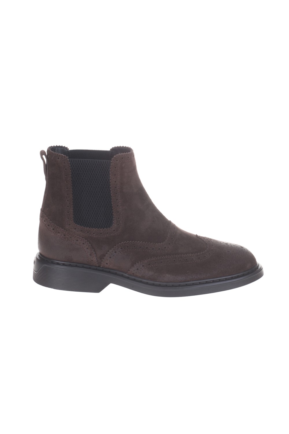 shop HOGAN  Scarpe: Hogan Chelsea boot in suede, marrone.
Tomaia in suede.
Bucature e coda di rondine.
Inserti elastici laterali.
Guardolo con cuciture.
Fussbett in memory foam.
Suola in gomma.
Custodia in tessuto inclusa.
Fabbricato in Italia.. HXM5760DT40HG0-S807 number 2349402