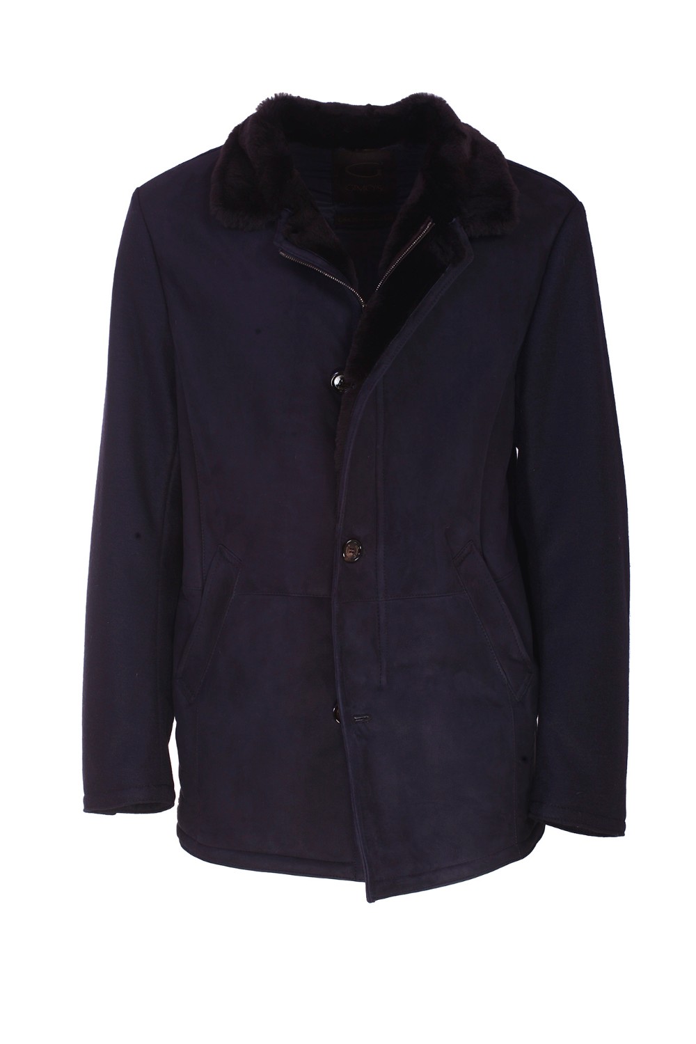 shop GIMO'S Saldi Giaccone: Gimo's giaccone in pelle.
Colletto in pelliccia.
Maniche lunghe.
Chiusura con zip con doppio cursore e bottoni.
Tasche laterali.
Composizione: 100% Pelle.
Fabbricato in Italia.. 328012C-146 number 9601091