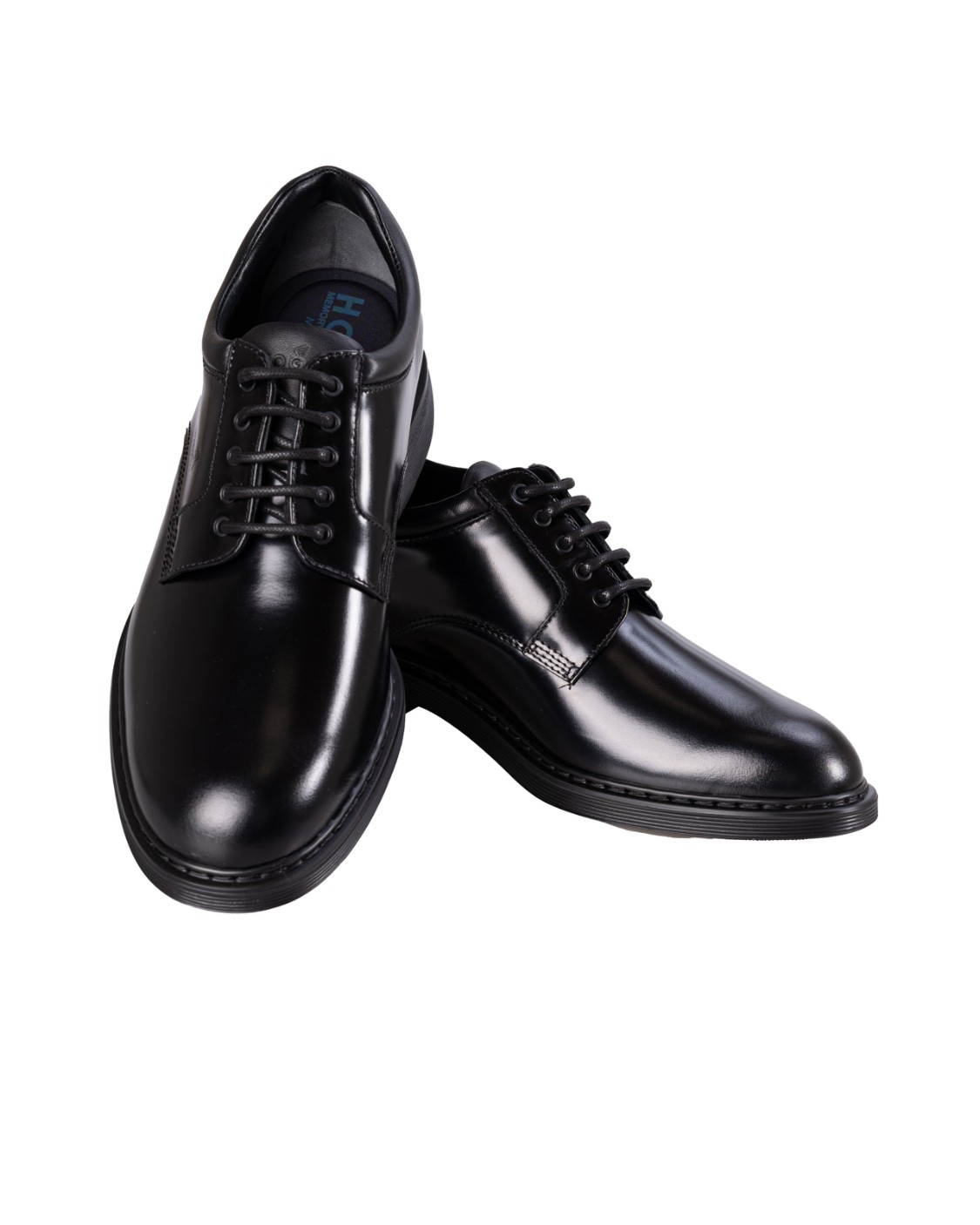 shop HOGAN Saldi Scarpa: Hogan scarpe stringate H576 Nero.
Made in Italy.
Tomaia in pelle.
Monogramma Hogan impresso.
Guardolo con cuciture.
Fussbett in memory foam 8 mm.
Suola in gomma.
Altezza totale 4,5 cm.
Indicazioni di cura e mantenimento incluse.
Custodia in tessuto inclusa.
Composizione: 100% Pelle.
Fabbricato in Italia.. HXM5760DU60QFY-B999 number 7204661