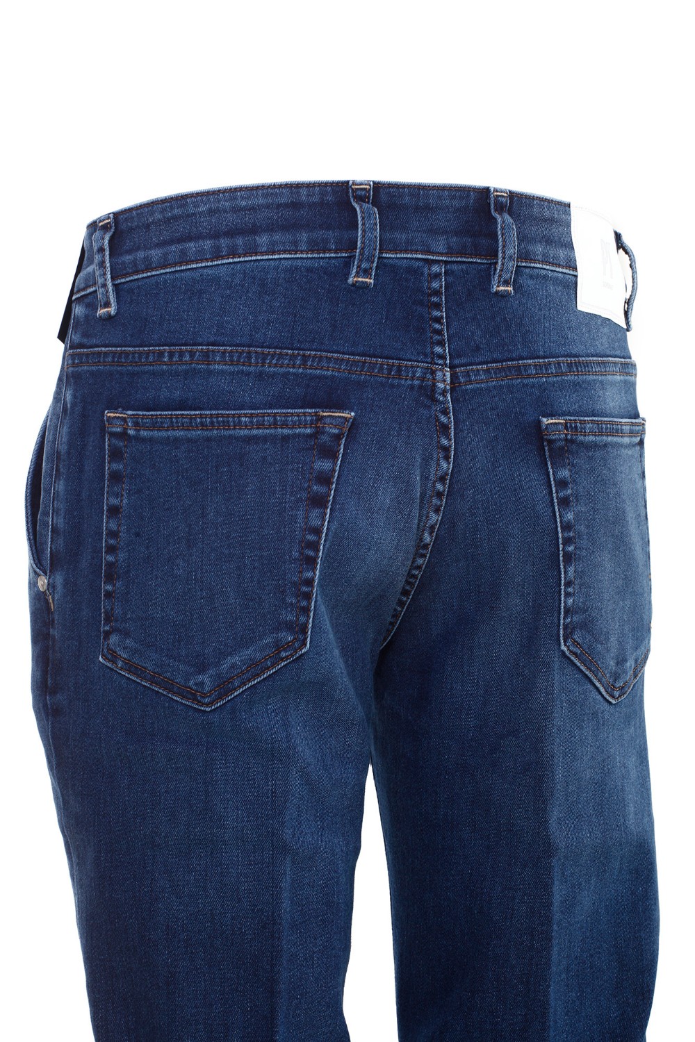 shop PT05  Jeans: PT05 denim in cotone elasticizzato.
Tasche all'americana.
Narrow fit.
Taschino orologio.
Chiusura con zip e bottone.
Cinturino in doppio tessuto.
Fondo 18 cm circa con orlo finito.
Composizione: 81% cotone, 11% lyocell, 8% elastane.
Fabbricato in Romania.. C5ZJ01Z20BASCA50-MB08 number 3828899