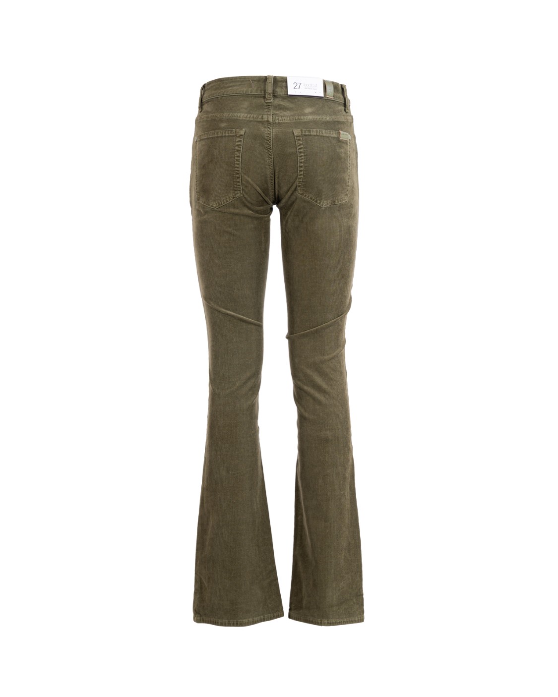 shop SEVEN  Jeans: Seven jeans bootcut.
Vita media.
Bootcut.
Velluto a coste.
Fabbricato in Tunisia.
Composizione: 56% Cotone 37% Modal 8% Poliestere 1% Elastan.. JSWBV640WS-MOSS number 2682042