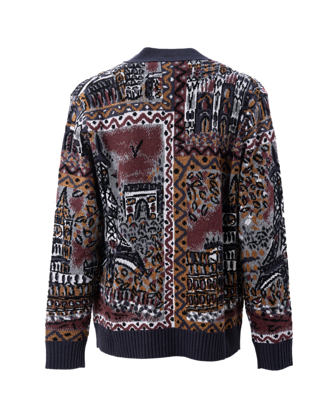 shop MISSONI Saldi Cardigan: Missoni cardigan con scollatura a V in misto lana.
Chiusura a bottoni.
Maglia di misto lana.
Profili a costine.
Composizione: 55% lana, 23% viscosa, 15% cotone, 4% poliammide. 
Made in Romania.. US24WM0A-BK038V-SM9GR number 4903551