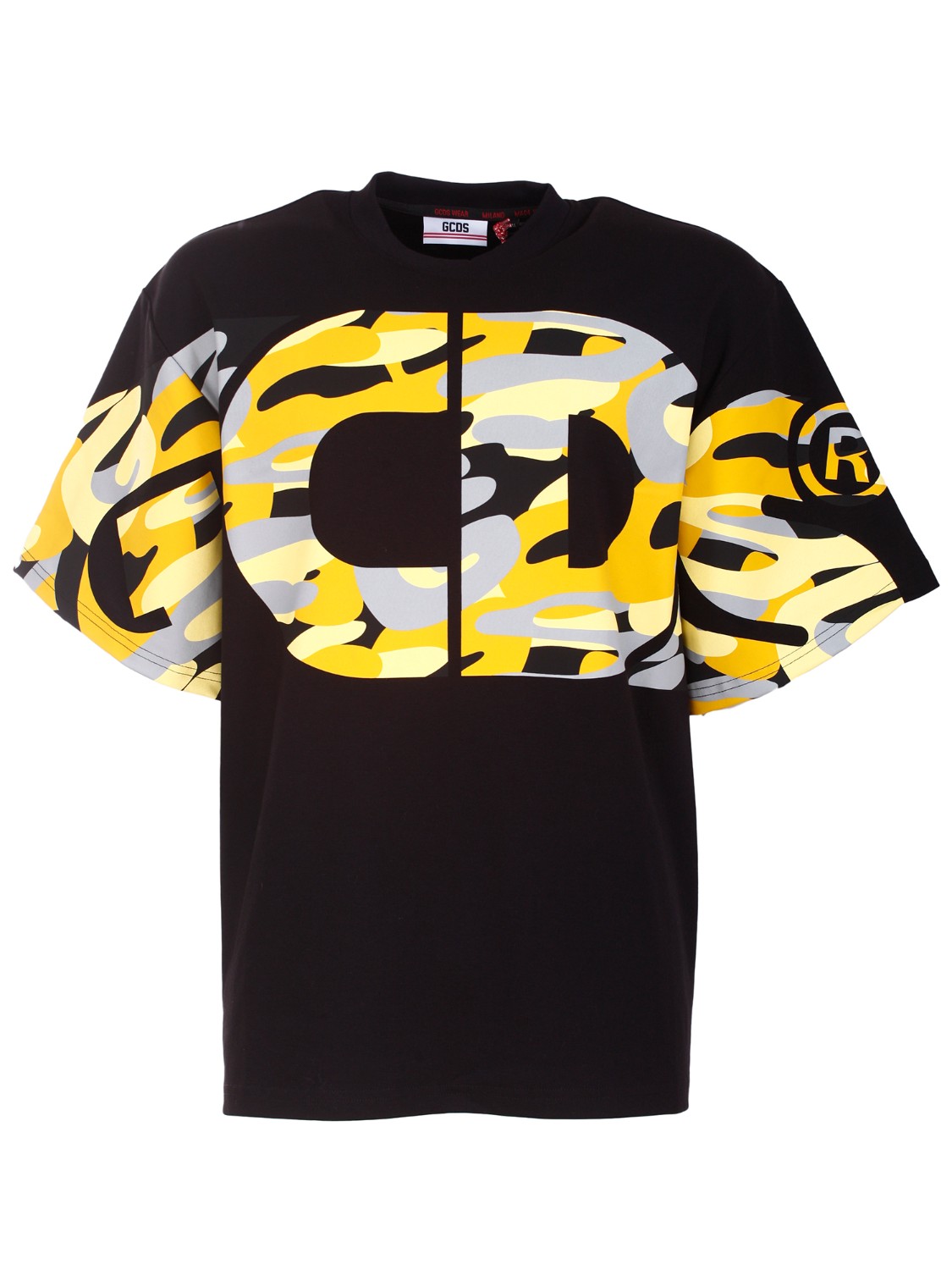 shop GCDS Saldi Maglia: GCDS t-shirt girocollo con maxi logo frontale.
Oversize fit.
Composizione: 100% cotone.
Fabbricato in Italia.. CC22M13S104-04 number 8134759