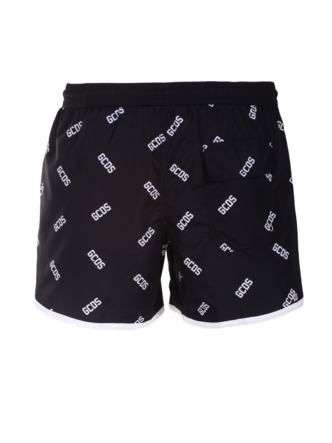 shop GCDS  Boxer mare: GCDS costume da bagno con stampa logo piccolo.
Composizione: 100% poliestere.
Fabbricato in Italia.. SS22M060701-02 number 5244340