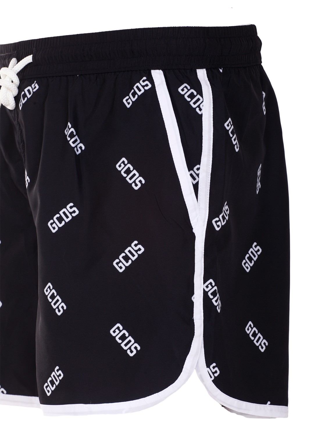 shop GCDS  Boxer mare: GCDS costume da bagno con stampa logo piccolo.
Composizione: 100% poliestere.
Fabbricato in Italia.. SS22M060701-02 number 5244340
