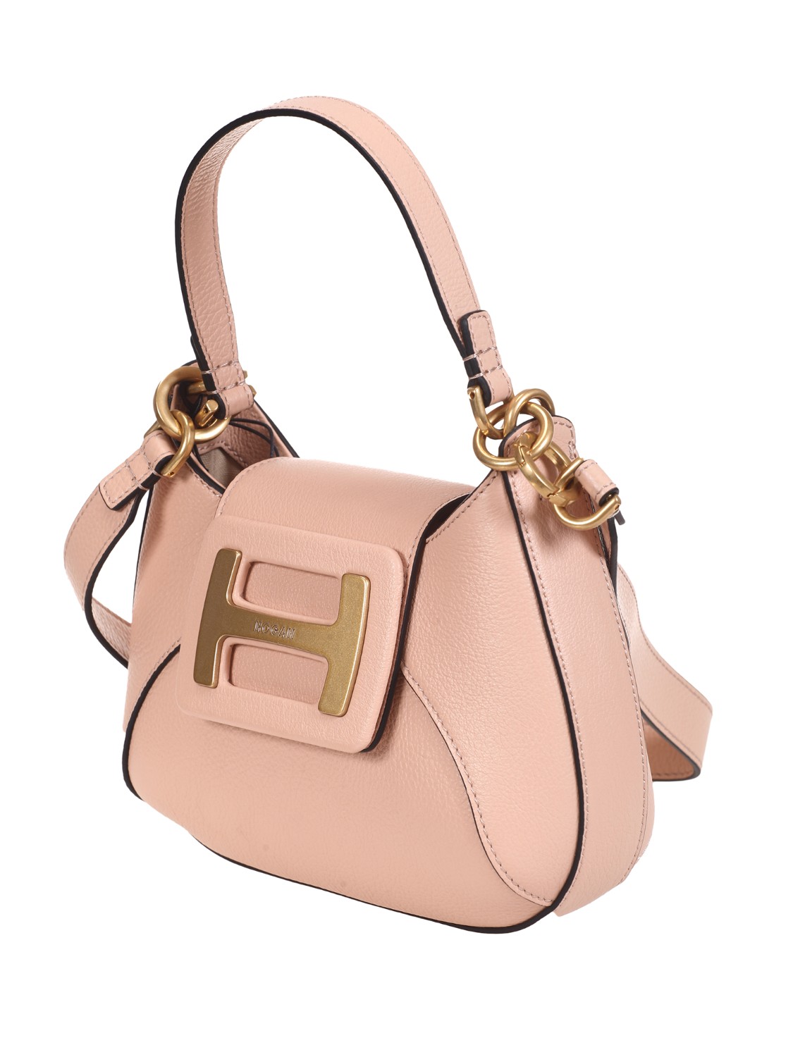 shop HOGAN  Borsa: Hogan H-Bag Hobo Mini, in pelle.
Fibbia monogramma H con logo Hogan.
Chiusura con pattina e bottone magnetico.
Tasca interna.
Dimensioni: 22 x 14 x 8 cm.
Manico e tracolla combinabili.
Custodia in tessuto inclusa.
Composizione: 100% pelle di vitello.
Fabbricato in Romania.. KBW01MS0100O6R-M035 number 8171659