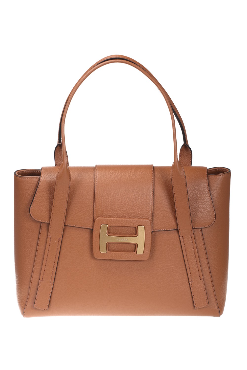 shop HOGAN Saldi Borsa: Hogan H-Bag shopping marrone, in pelle martellata.
Fibbia monogramma H.
Chiusura con patta e bottone magnetico.
Tasca interna.
Doppi manici.
Dimensioni: 38 x 25 x 15 cm.
Indicazioni di cura e mantenimento incluse.
Custodia in tessuto inclusa.
Composizione: 100% pelle.
Fabbricato in Italia.. KBW01MA1200QVD-S018 number 5747955