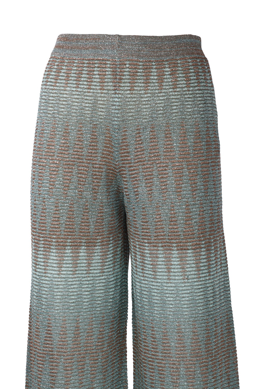 shop D.EXTERIOR  Pantalone: D.Exterior pantaloni in maglia.
Vita elastica.
Gamba ampia.
Lurex.
Composizione: 71% Viscosa 28% Poliestere 1% Poliammidica metallica.
Fabbricato in Italia.. 58338-7ALOE number 6010970