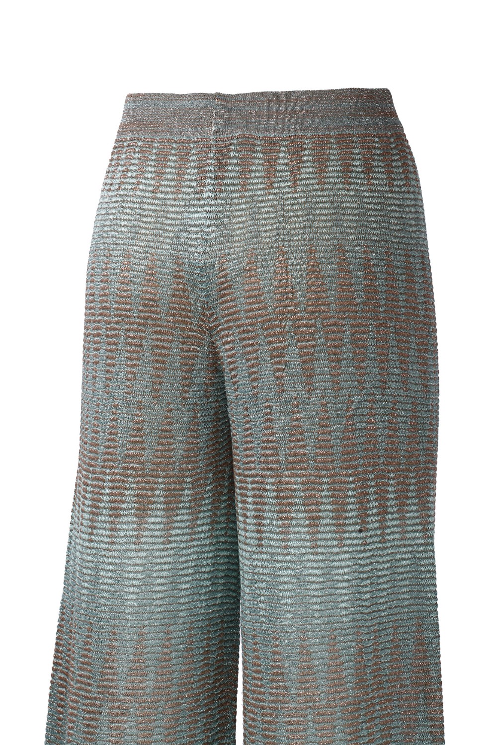 shop D.EXTERIOR  Pantalone: D.Exterior pantaloni in maglia.
Vita elastica.
Gamba ampia.
Lurex.
Composizione: 71% Viscosa 28% Poliestere 1% Poliammidica metallica.
Fabbricato in Italia.. 58338-7ALOE number 6010970